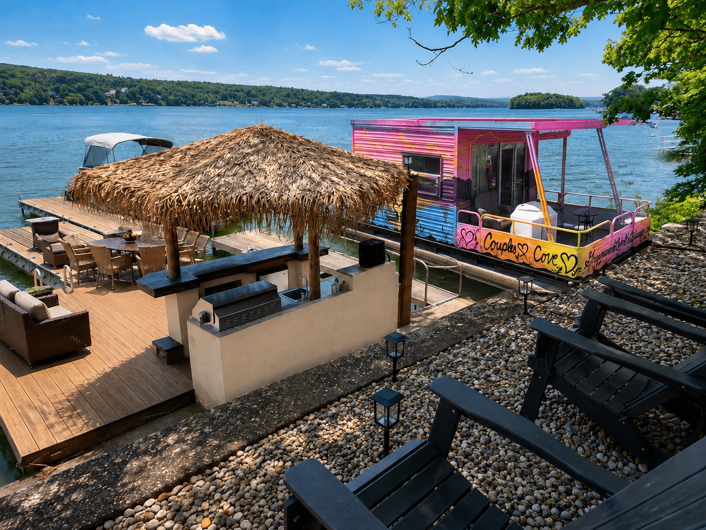 Couples Cove + Floating Tiki Lounge
