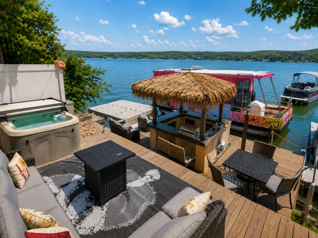 Couples Cove + Floating Tiki Lounge